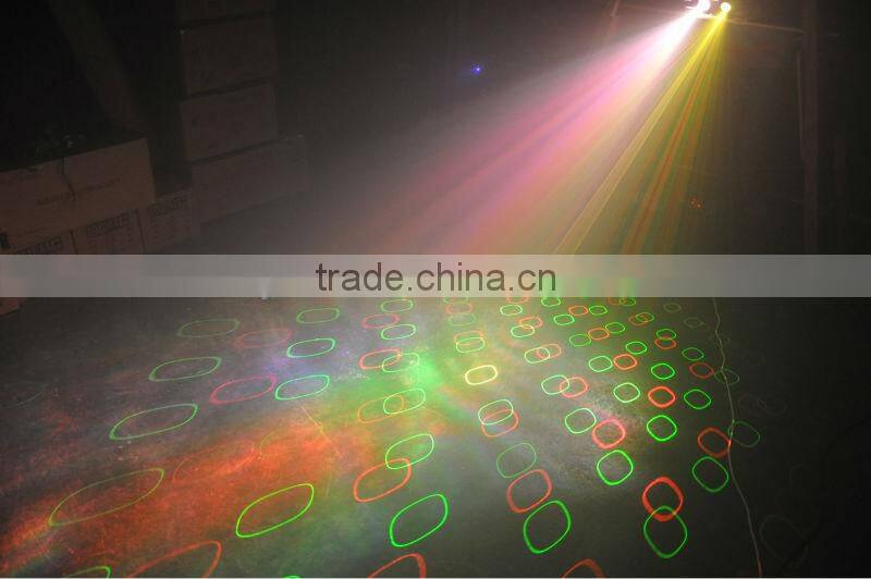 480mW RGB Multi-Effect Laser Light with LEDs background