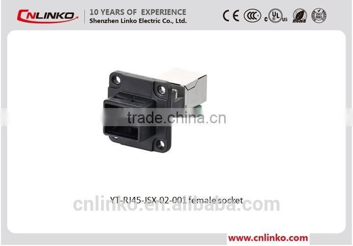 ac/dc plug adapter Male Female 8 Pole Dual Rj45 Connector For DMX Lighting
