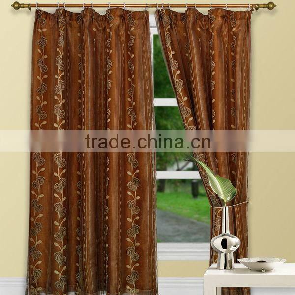 Decorative 100% Polyester Sheer Chiffon Curtains Popular in 2016