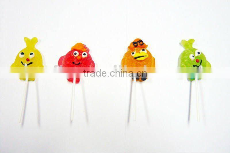 bear shape /animal shape jelly lollipop candy