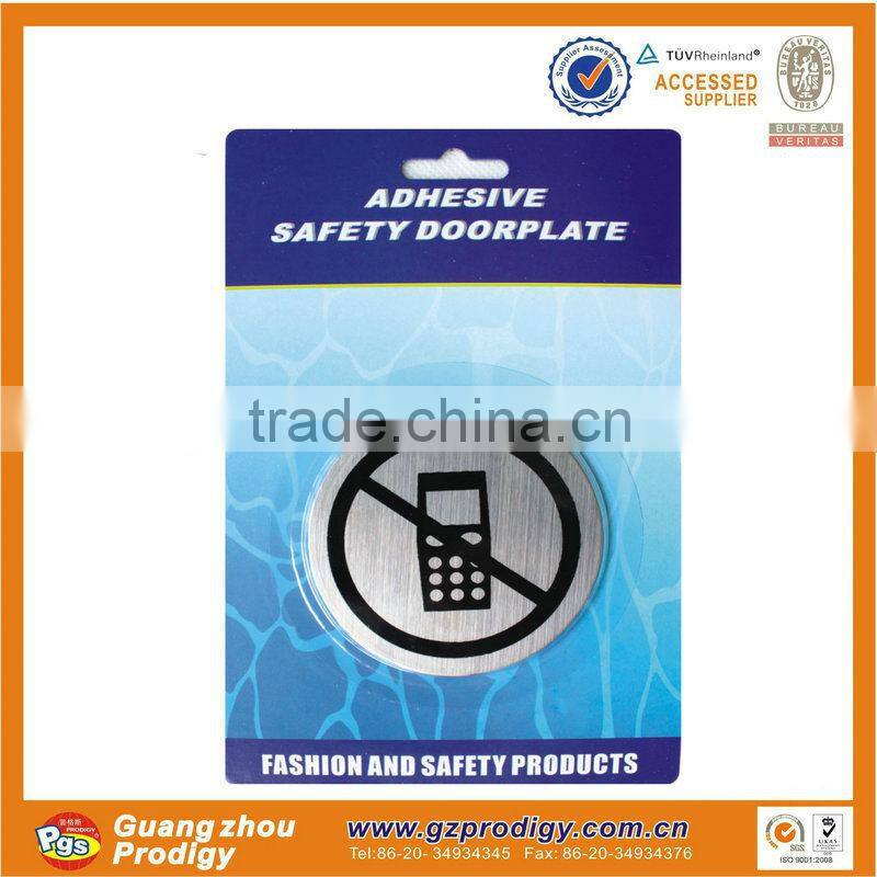 adhesive safety door plate ,name plate for office doors