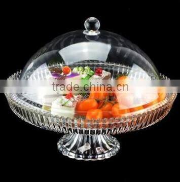 China factory direct wholesale clear acrylic bread storage box with lid for retail