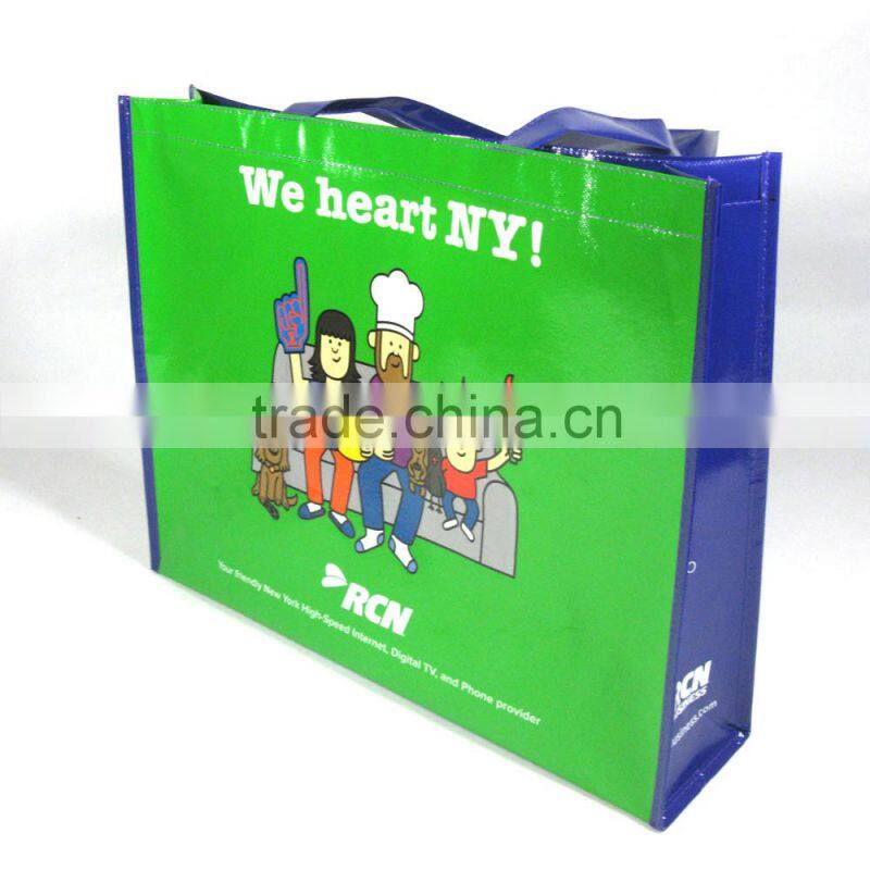 2015 promotional pp woven bag /zipper pp woven shopping bag /woven pp rice bags