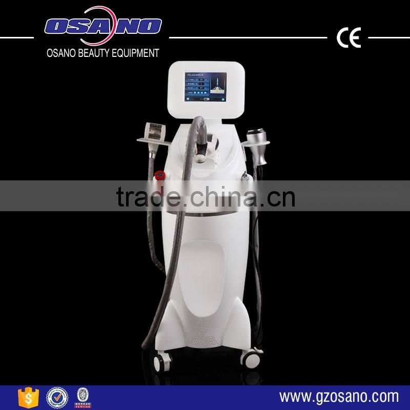 Professional Microcurrent Beauty Salon Equipment With Cavitation Vacuum RF Handles