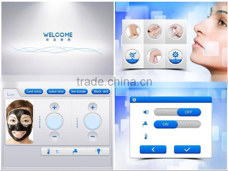 800w yag laser type remove eyebrow embroidery tattoo machine