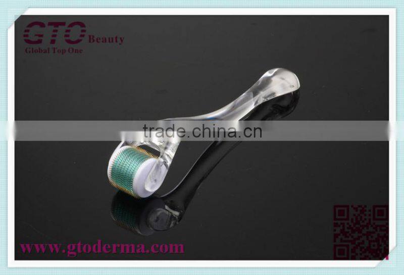 GTO hot sale microneedle therapy derma roller 540 titanium for hair loss treatment
