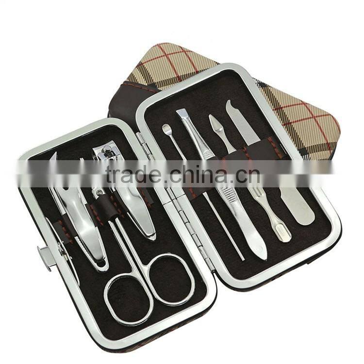 Bonvatt free shipping 12pcs Mini Manicure set foot care premium