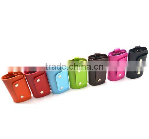 good quality custom size funny pu leather car key holder,key bag, car key waterproof bag