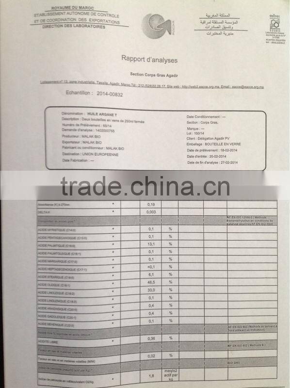 Argan Oil: for Cosmetic Use . USDA ECOCERT