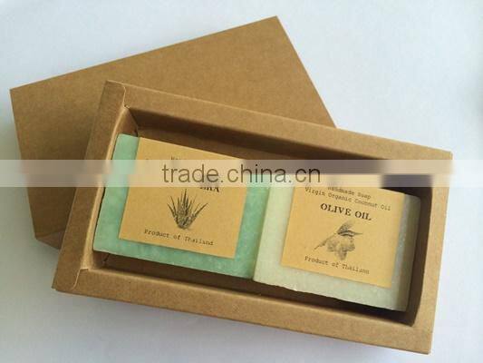 Beer and Wine Gift set. Natural soap with organic virgin coconut oil.