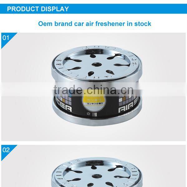 2015 hotel solid car scents tin air freshener