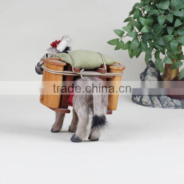 2015 novelty products for import imitated christmas donkey