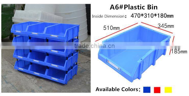 Stacking Plastic Container Warehouse Shelving Bin