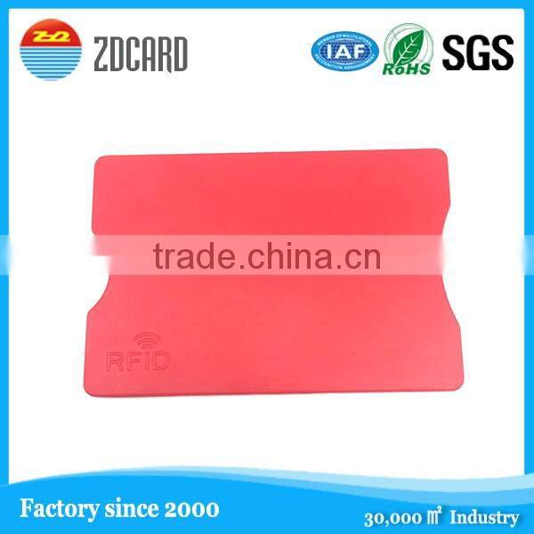 Hard anti-reading card holder with customized logo printing