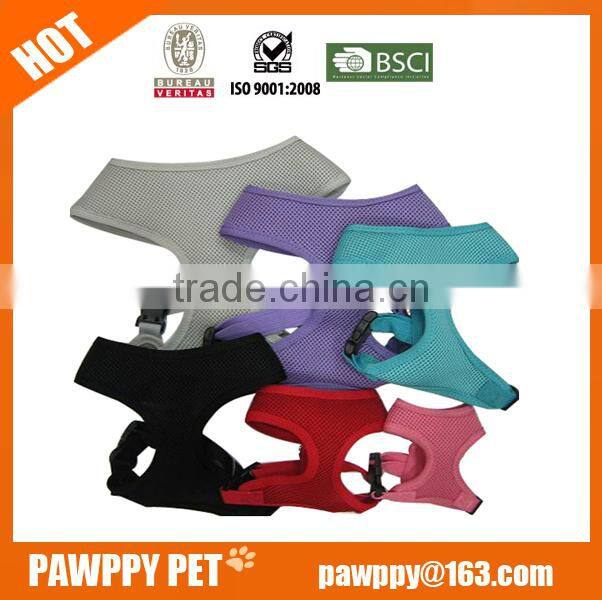 Soft mesh dog harness vest