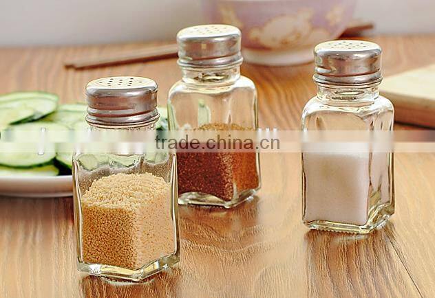 janpanese glass seasoning shaker spice bottle