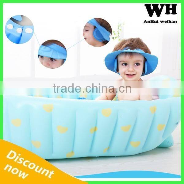 100% EVA resin baby shampoo bath shower cap