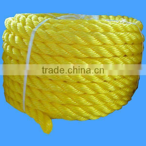 3 strand 4mm twisted polyethylene fishing rope nylon rope
