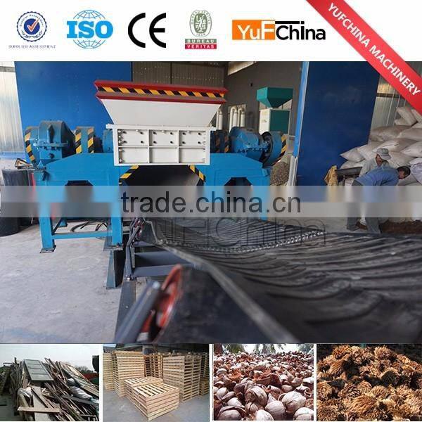 Large capacity used tire shredder machine for sale