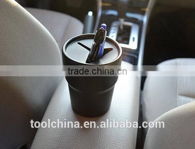 Automotive Multi-function High Elastic Plastic Cover Trash Storage Can