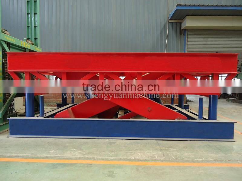 3Tons Capacity 5m Height Stationary Scissor Goods Lift With Big Platform 6*3m