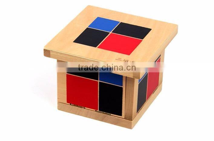 Baby Toy Montessori Algebraic Binomial Cube Early Childhood Education Preschool Training Math Kids Toys