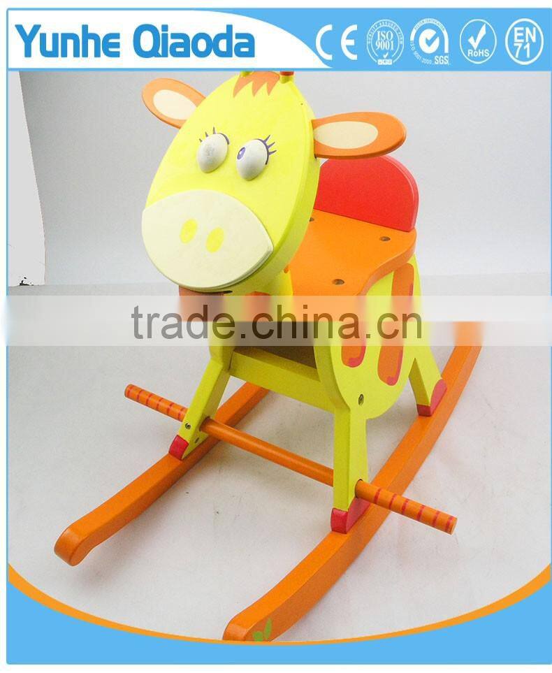 Child Wooden Rocking Giraffe Rocker - Buy Giraffe Wooden Rocker,Wooden Horse Rocker,Wooden Toy Rocker Produc