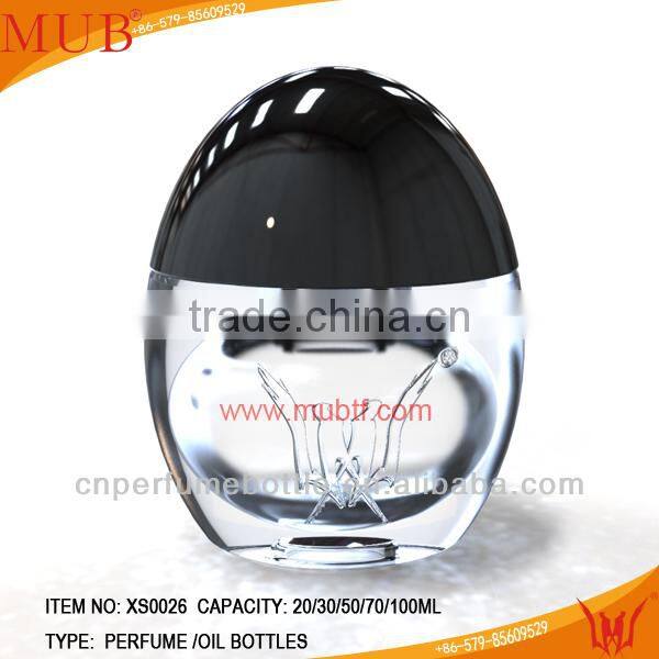 New designal crystal glass perfume bottle