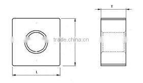 tungsten carbide insert for chain saw machine for stone