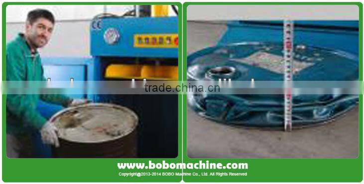 Hydraulic oil drum baler machine