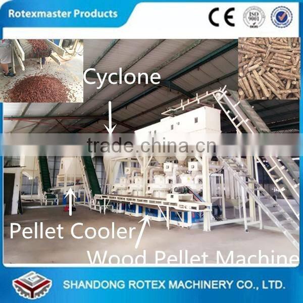 Straw Paddy Pellet Line/Bamboo Fuel Pellets Making Mill Machine