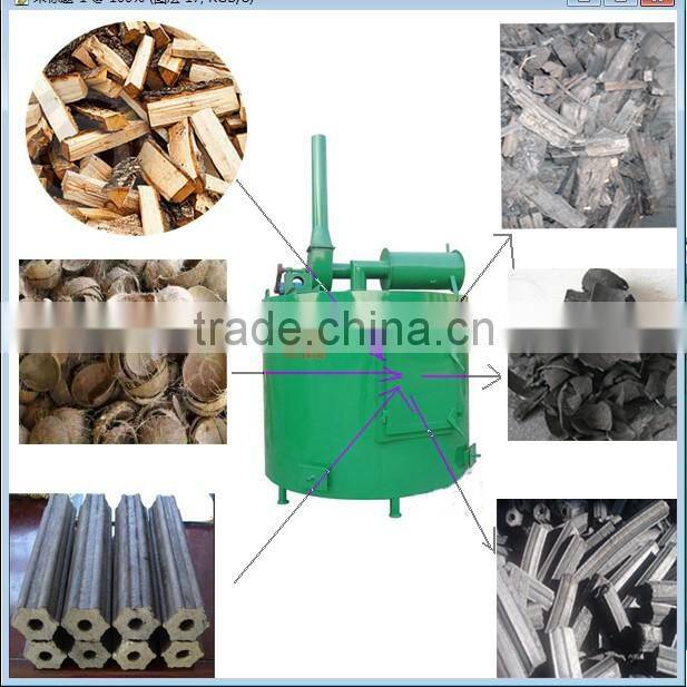 environment-friendly carbonizer machine for charring sawdust briquette