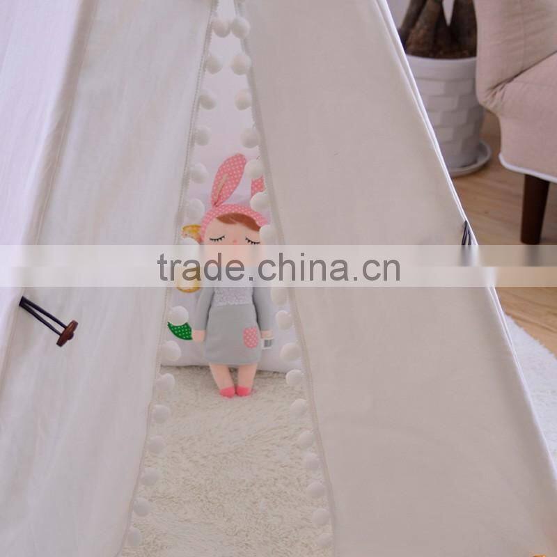 Canvas Material and Soft Toy Style indoor children play kids tipi tent