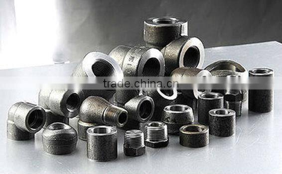 Forged carbon steel pipe fittings/forged steel pipe fitting/