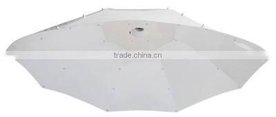 2016 new hot sale garden umbrella system vertical reflector/PARABOLIC/made of white aluminum