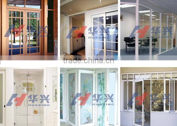 CE/ISO restaurant aluminum profile exterior glass doors