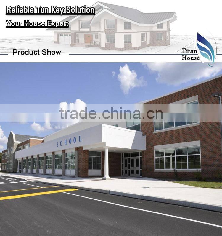 ECO Prefabricated School Buildings with Glass Windows