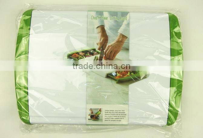 Scalable Multifunction Storageable PP Plastic Chopping Cutting Board