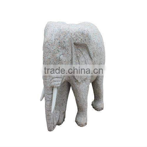 Tall Elephant Animal Stone Statue