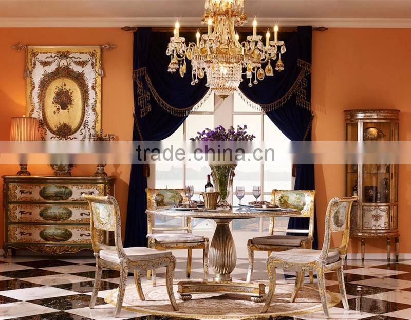 Italian-Style Collection of Classic Curtain, Embroidered Blackout Window Curtain, Soft Pink Velvet Drape Curtain of Living Room