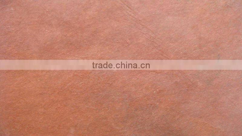 red sandstone floor tile