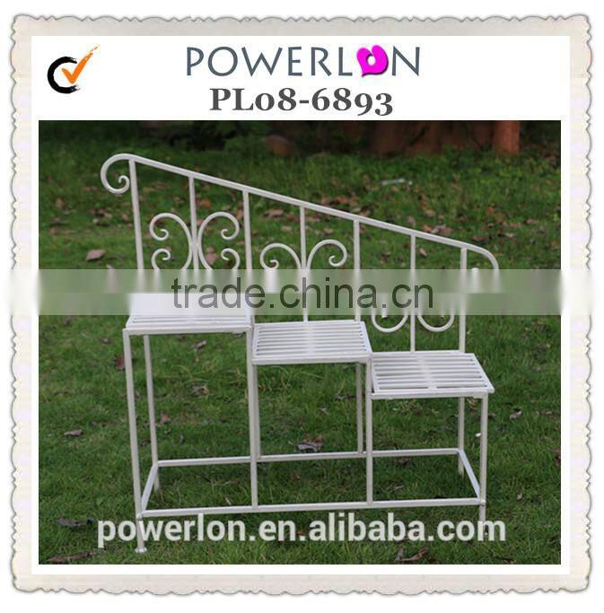 Anti-rust 3 Tier Metal Planter Stand Pots