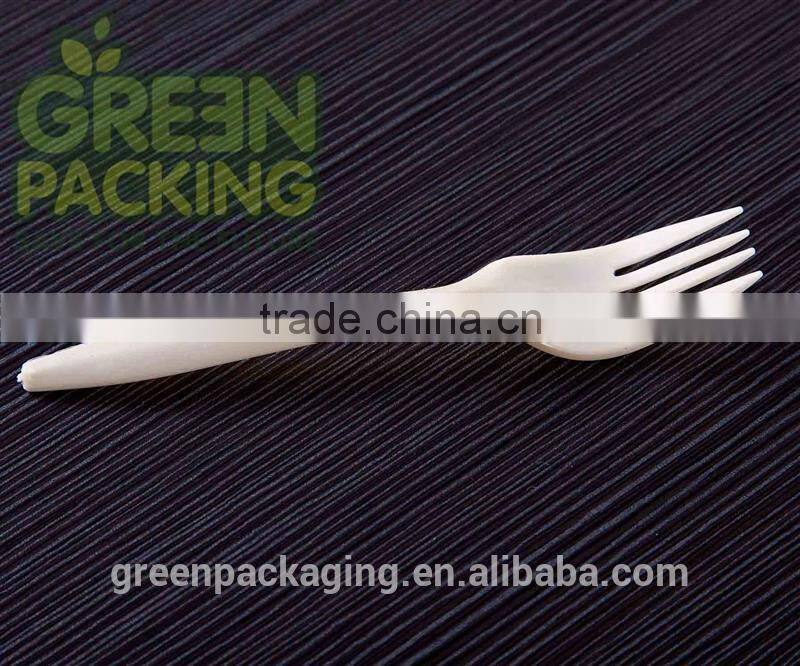 Corn starch original color plastic cutlery