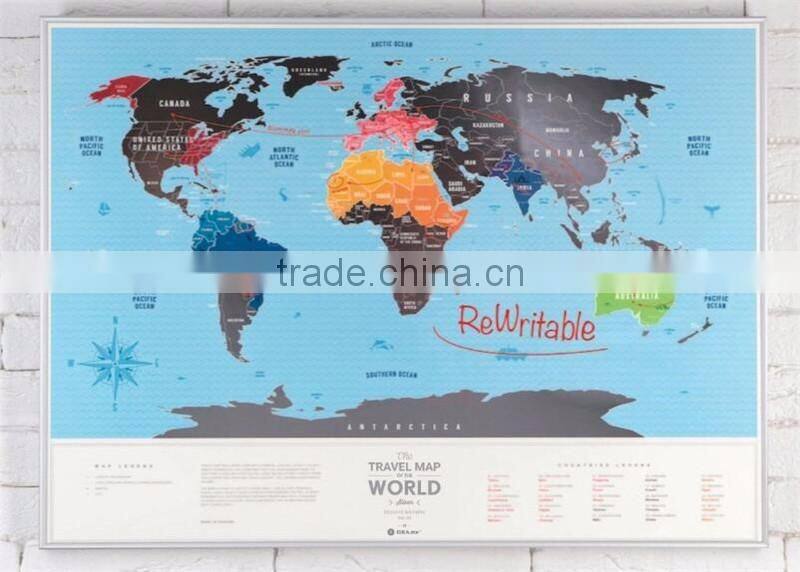 Scratchable Off World Map Large Places I've Been World Travel Map Great Scratchable World Map Gift For Any Traveller