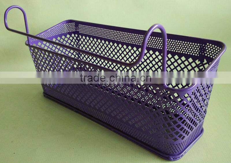 Manufactory Colour Hanging Wire Mesh Basket /Storage Blasket
