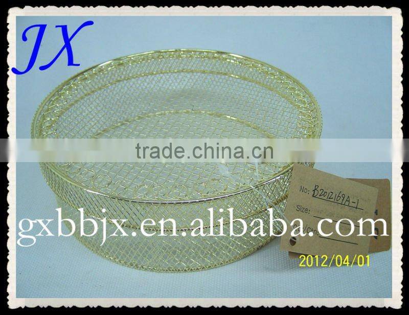 Gold and silver wire wedding decorative gift box