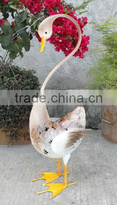 Animal ornaments metal goose