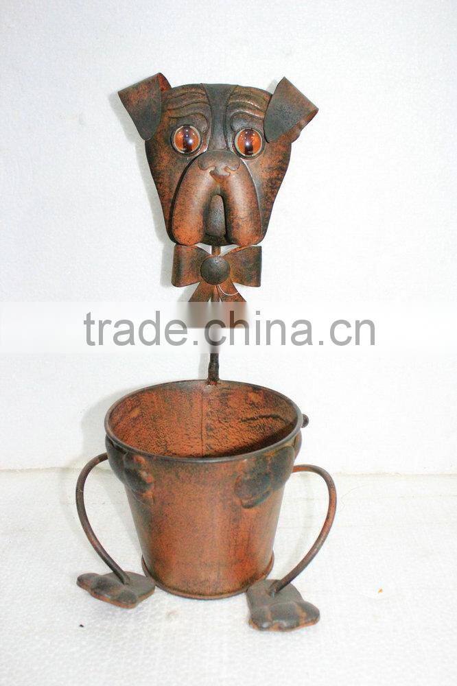 Wrought iron flower pot holders