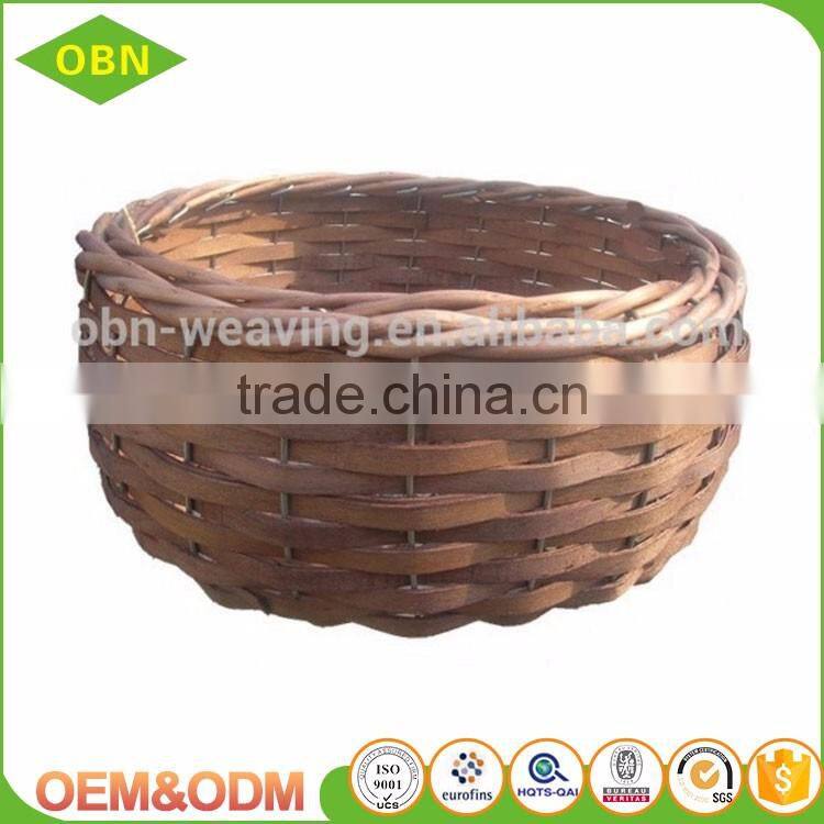 Wholesale high quality colorful decorative garden handmade wicker basket flower pot