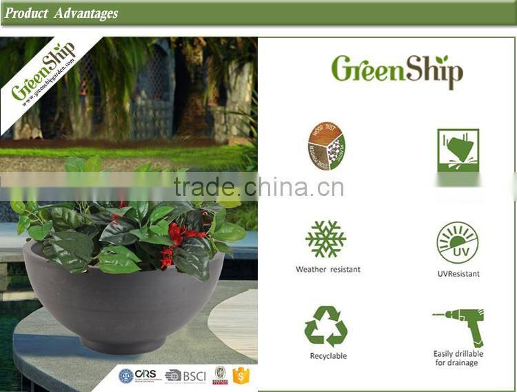 Light weight flower pots for garden decoration _ GreenShip